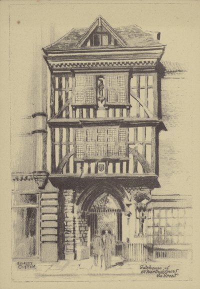 Puerta de St Bartholomew the Great de Ernest Coffin